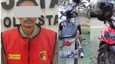 Pelaku Jambret Hp di SMAN 4 Berhasil Diamankan Team Jatanras Polrestabes Surabaya