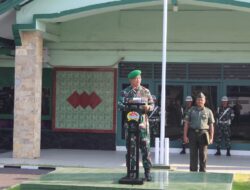 Bacakan Amanat Pangdam V/Brawijaya, Dandim 0830/Surabaya Utara Pimpin Upacara Bendera 17-an