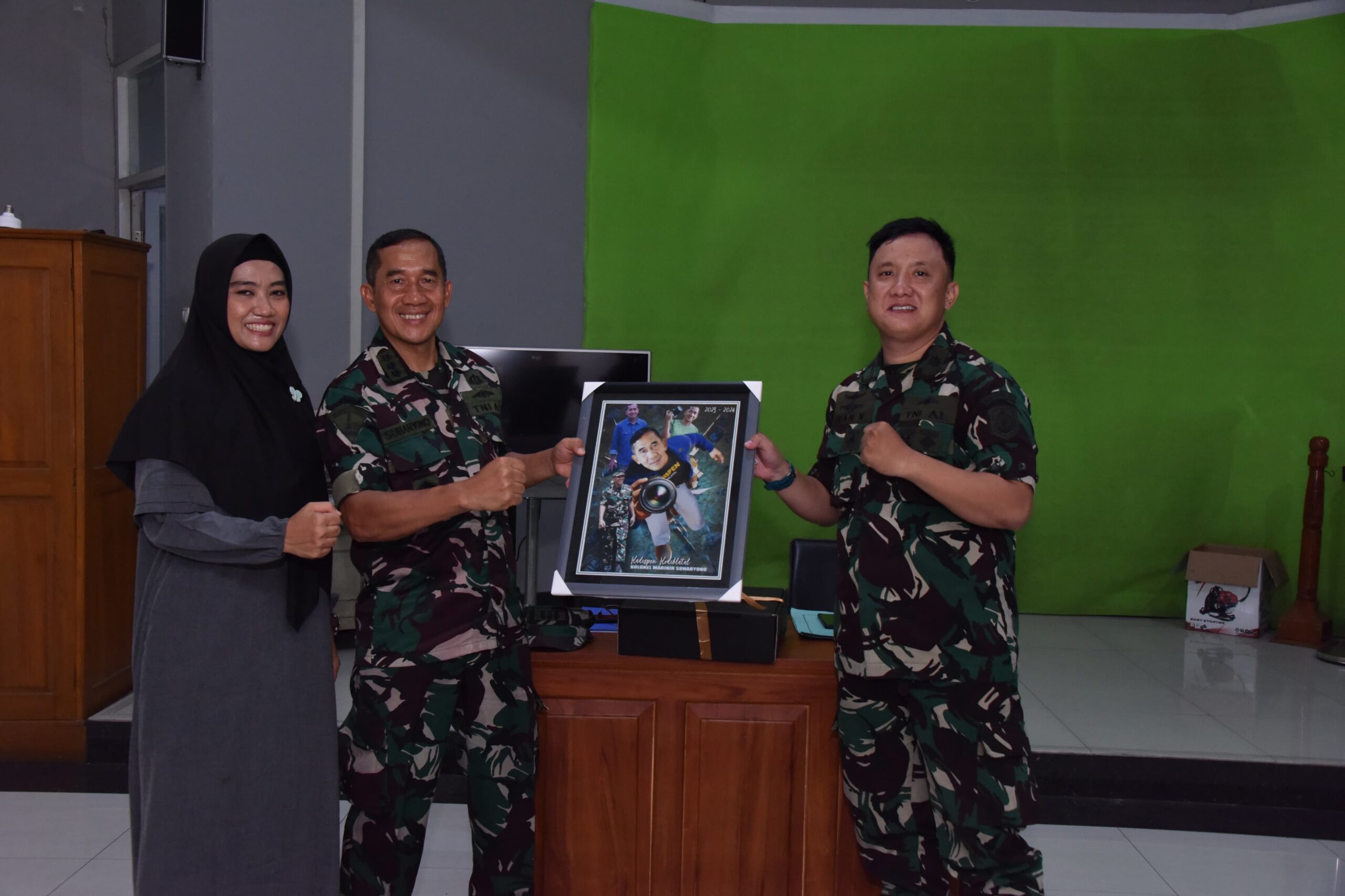 Foto : Jelang Serah Terima Jabatan, Kadispen Kodiklatal Laksanakan Memorandum