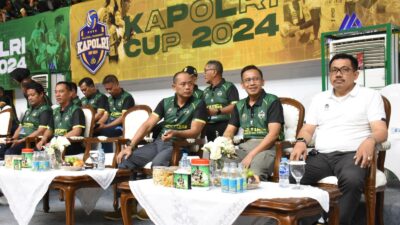 Foto : Dirjianbang Kodiklatal Hadiri Pembukaan Turnamen Bola Volly Babak 16 Besar Kapolri Cup Tahun 2024