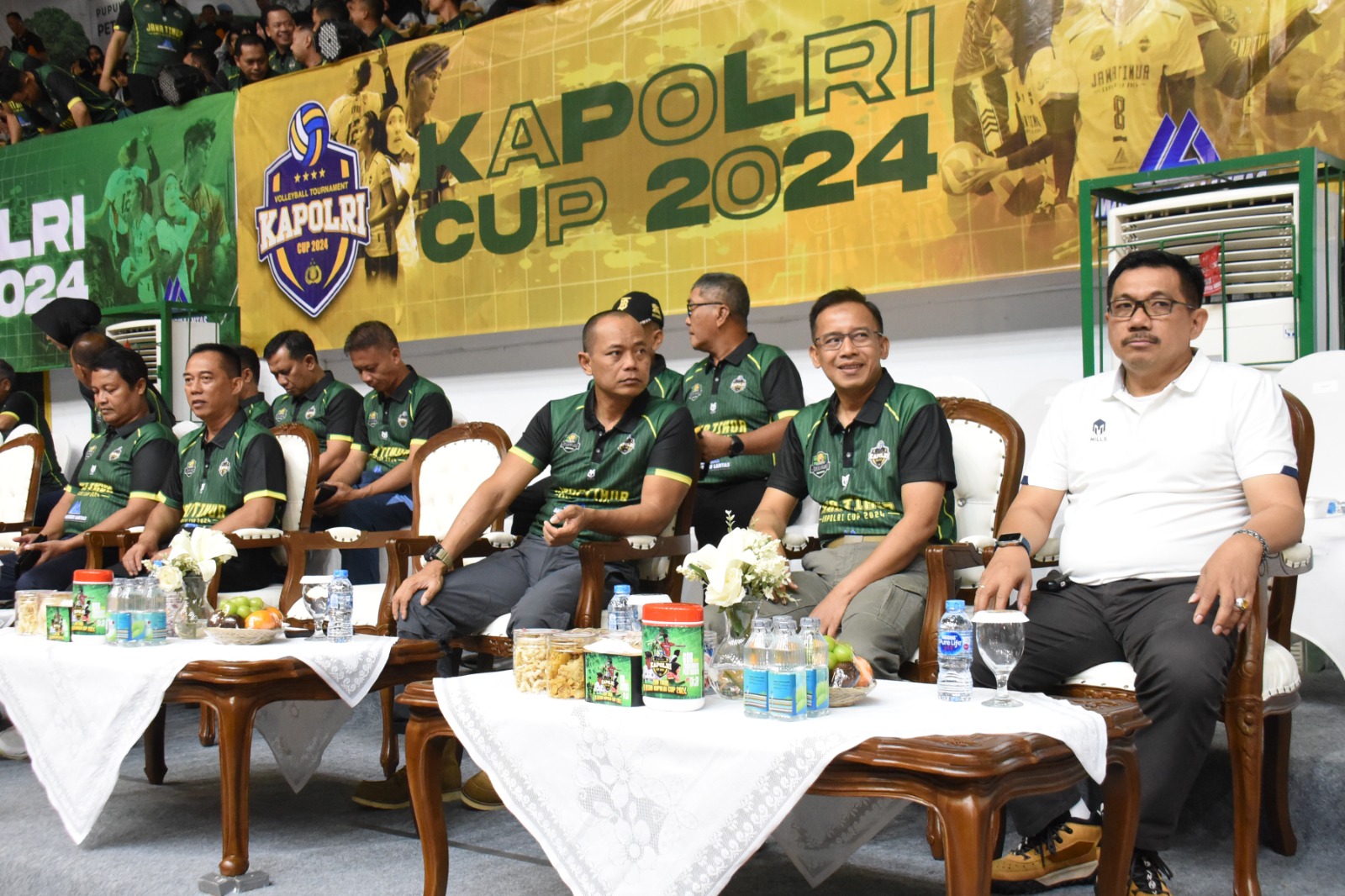 Foto : Dirjianbang Kodiklatal Hadiri Pembukaan Turnamen Bola Volly Babak 16 Besar Kapolri Cup Tahun 2024
