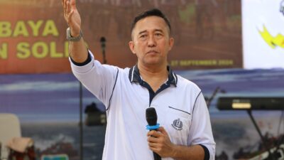 Foto : Jalin Silaturahmi Jalasena Surabaya, Dankodiklatal Funbike Bersama Sejauh 35 KM