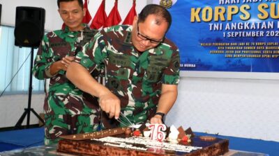 Foto : Tekankan Pentingnya Tingkatkan SDM, Kodiklatal Rayakan Hari Jadi Korps Suplai Ke-76