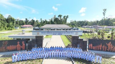 Foto : Satdik - 3 Kodiklatal Sorong Luluskan 99 Tamtama Remaja Prajurit Jalasena TNI AL