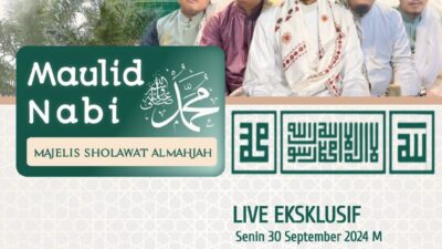 Foto : Gelar Maulid Nabi, Ribuan Warga Desa Murkepek Antusias Padati Lokasi Acara