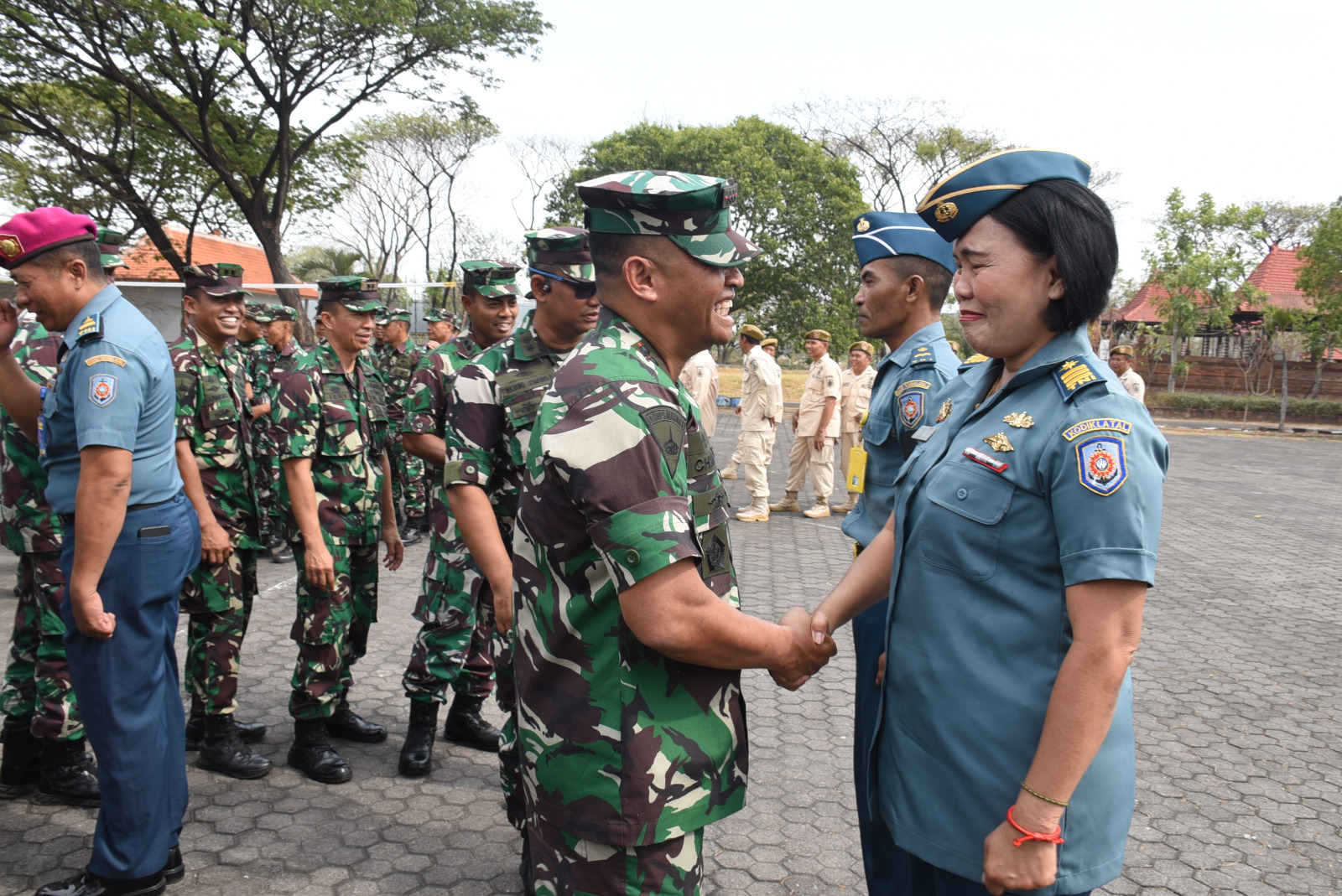 Foto : Kenaikan Pangkat Jadi Motivasi Bagi 38 Personel Denmako Kodiklatal
