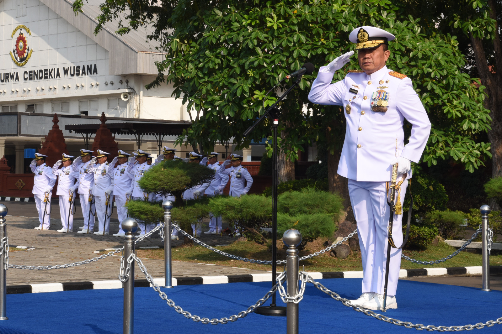 Foto : Kodiklatal Gelar Peringatan HUT Ke-79 TNI Tahun 2024