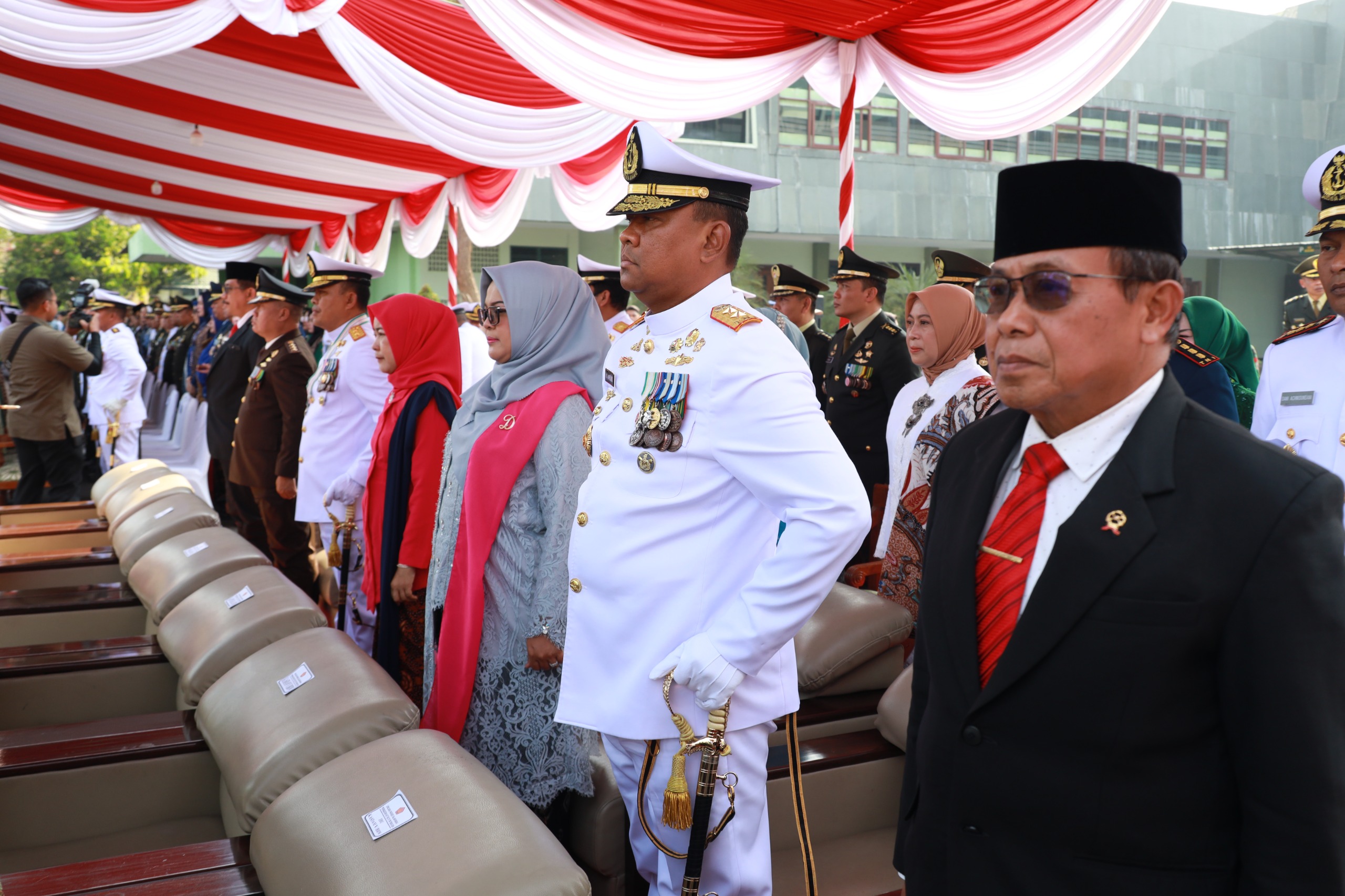 Foto : Wadan Kodiklatal Hadiri HUT ke-79 TNI di Kodam V/Brawijaya