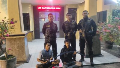 Foto ; Live Tawuran Terbongkar! Tim Respon Cepat Polrestabes Surabaya Amankan Pemuda Genk Antagonis
