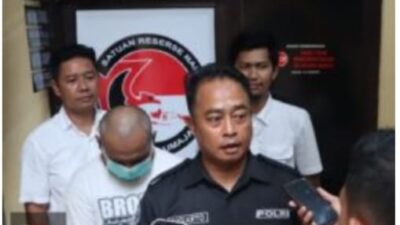 Foto ; Polisi Berhasil Amankan Tersangka Pengedar Sabu di Lumajang