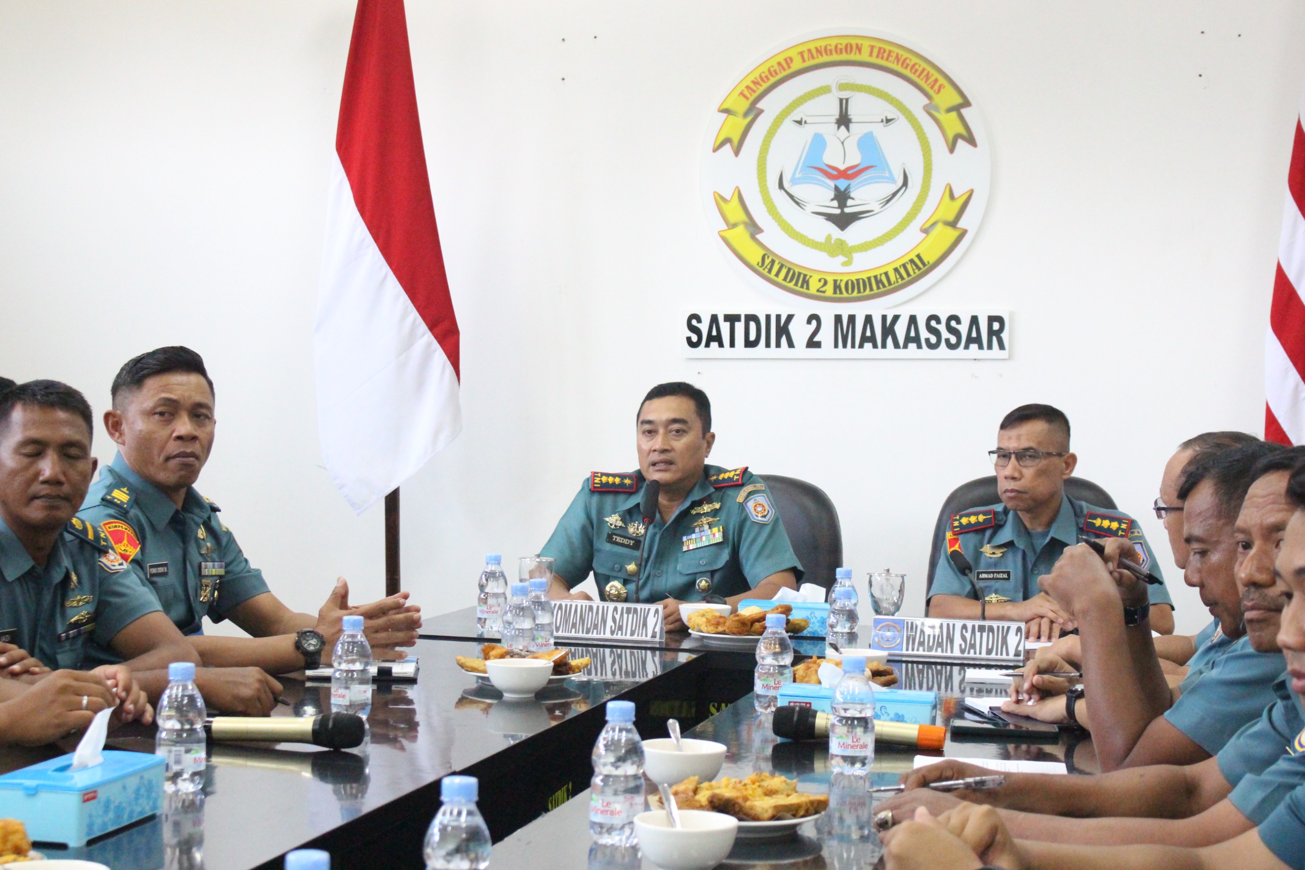 Foto ; Tingkatkan Kualitas Kinerja, Arahan Dansatdik-2 Kodiklatal Pada Jam Komandan