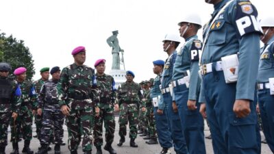 Foto : Dankodiklatal Pimpin Apel Gelar Pasukan Latihan Gabungan Bersama TNI-ADF Keris Woomera 2024