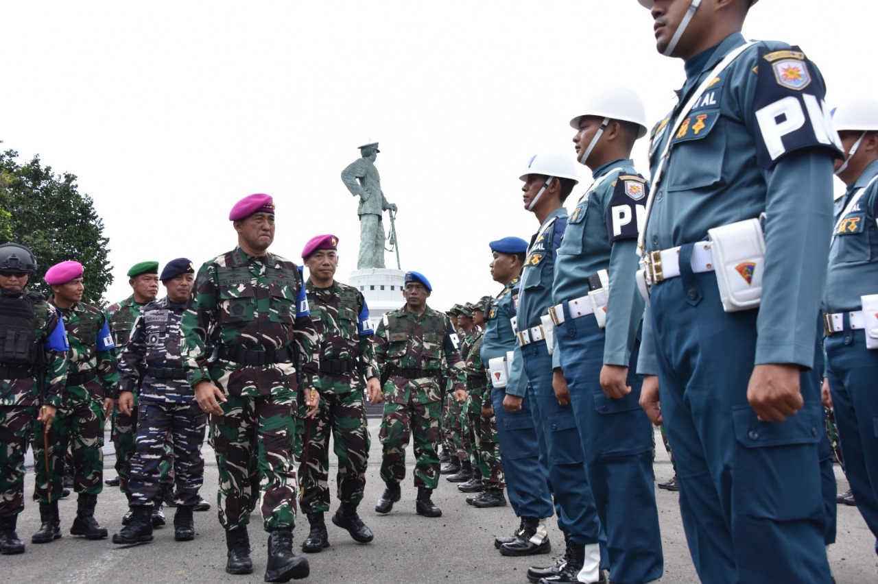 Foto : Dankodiklatal Pimpin Apel Gelar Pasukan Latihan Gabungan Bersama TNI-ADF Keris Woomera 2024