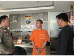 Polsek Pabean Cantikan Amankan Pengedar Sabu Asal Sawah Pulo, Sita 46 Poket Sabu Siap Edar.