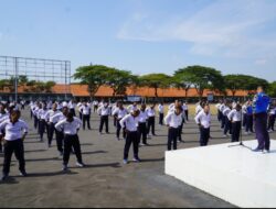 Sambil Olah Raga Gembira, Wadan Kodiklatal Tekankan Pentingnya Menata Hati dan Bersyukur