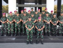 Bangun Soliditas Satuan TNI AL, Dankodiklatal Terima Kunjungan Silaturahmi Danpasmar-2