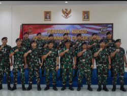 Perkuat Kemampuan Peperangan Laut, 13 Perwira TNI AL Lulus Kursus Principal Warfare Officer