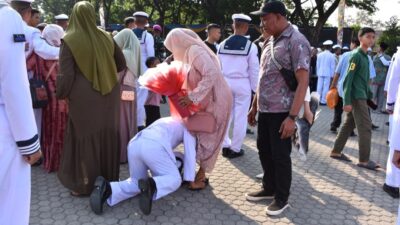 Foto ; Kld POM Krisna Putra Ngawi Lulus Terbaik Dikmata TNI AL 2024