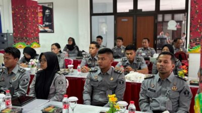 Foto : Lapas Narkotika Kelas IIA Pamekasan Kanwil Kementerian Imigrasi dan Pemasyarakatan Jatim Mengikuti Pendampingan Penyusunan LKjIP dan Evaluasi Standar Pelayanan