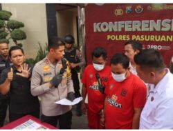Polres Pasuruan Kota Berhasil Amankan 2 Tersangka Judi Online
