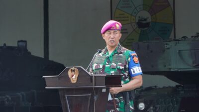 Foto ; Dankodiklatal Inspeksi Kesiapan Yonkav 8/NSW/2 Kostrad Dalam Rangka Latgabma Keris Woomera 2024