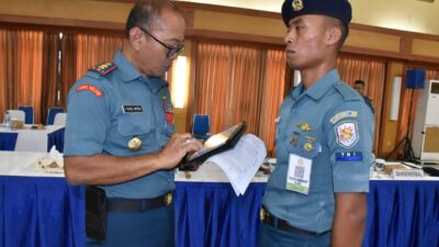 Foto ; 218 Calon Siswa Dikpa Penerbang dan Dikbrevet TNI AL, Ikuti Sidang Pantukhir di Surabaya