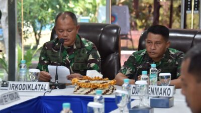 Foto : Fokus pada Sinkronisasi Program Anggaran, Irkodiklatal Pimpin Audit Kinerja Denmako Kodiklatal