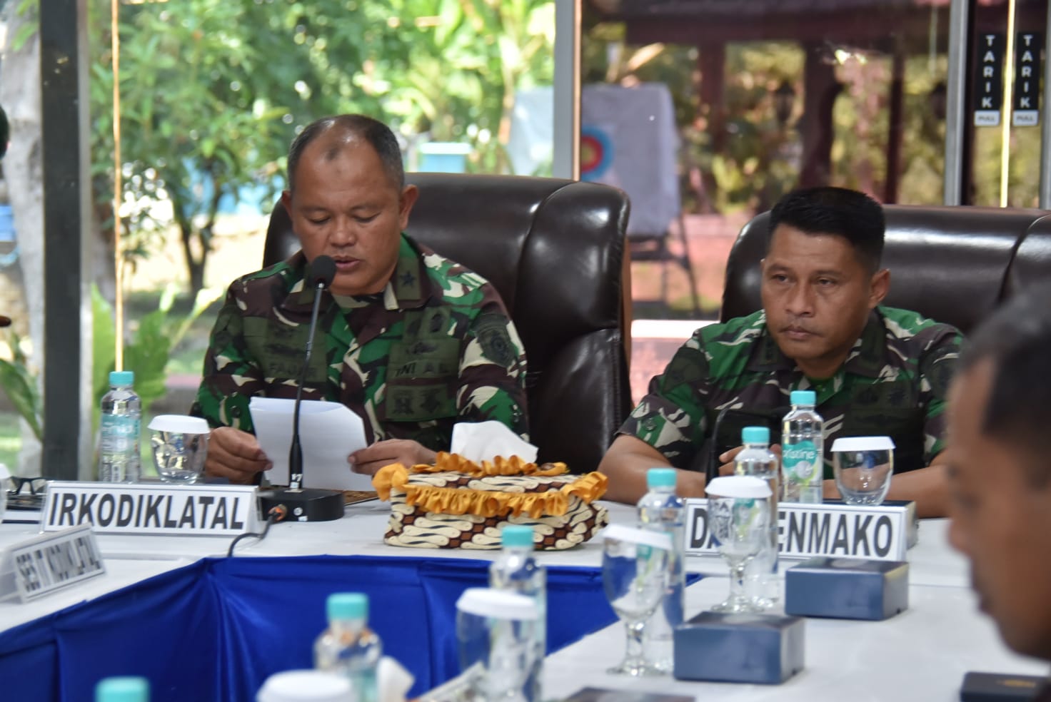 Foto : Fokus pada Sinkronisasi Program Anggaran, Irkodiklatal Pimpin Audit Kinerja Denmako Kodiklatal