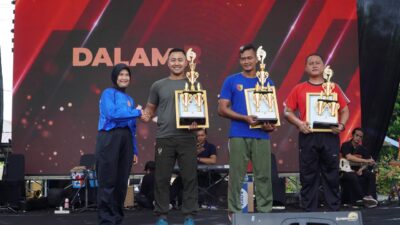 Foto ; Irkodiklatal Hadiri Penutupan Pertandingan Olahraga HUT Ke-49 Babinkum TNI