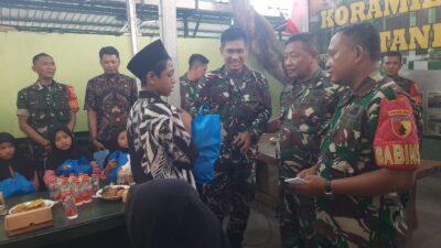 Foto : Koramil 0830/05 Tandes Gelar Doa Bersama dan Santunan untuk Anak Yatim Piatu