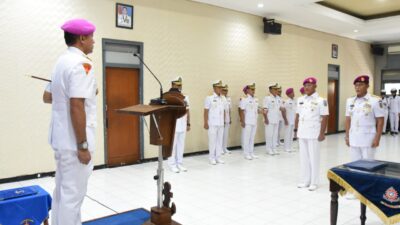 Foto ; Brigjen TNI Marinir Hendro Suwito Jabat Inspektur Kodiklatal