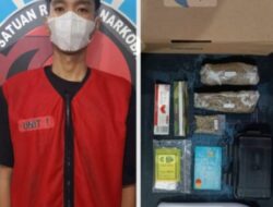 Unit I Satresnarkoba Polrestabes Surabaya Temukan Ganja Total ± 42,673 gram