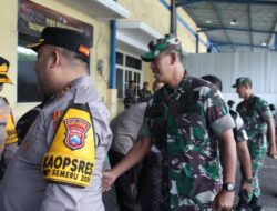 Komandan Kodim 0830/Surabaya Utara Ikuti Peninjauan Gudang Logistik Pilkada Serentak 2024 di Surabaya