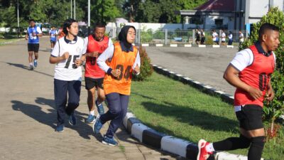 Foto : Prajurit Satdik - 2 Kodiklatal Laksanakan Tes Kesegaran Jasmani Periodik II Tahun 2024