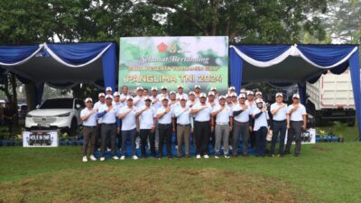 Foto : Tingkatkan Sinergitas, Wadan Kodiklatal Hadiri Turnamen Golf Panglima TNI 2024