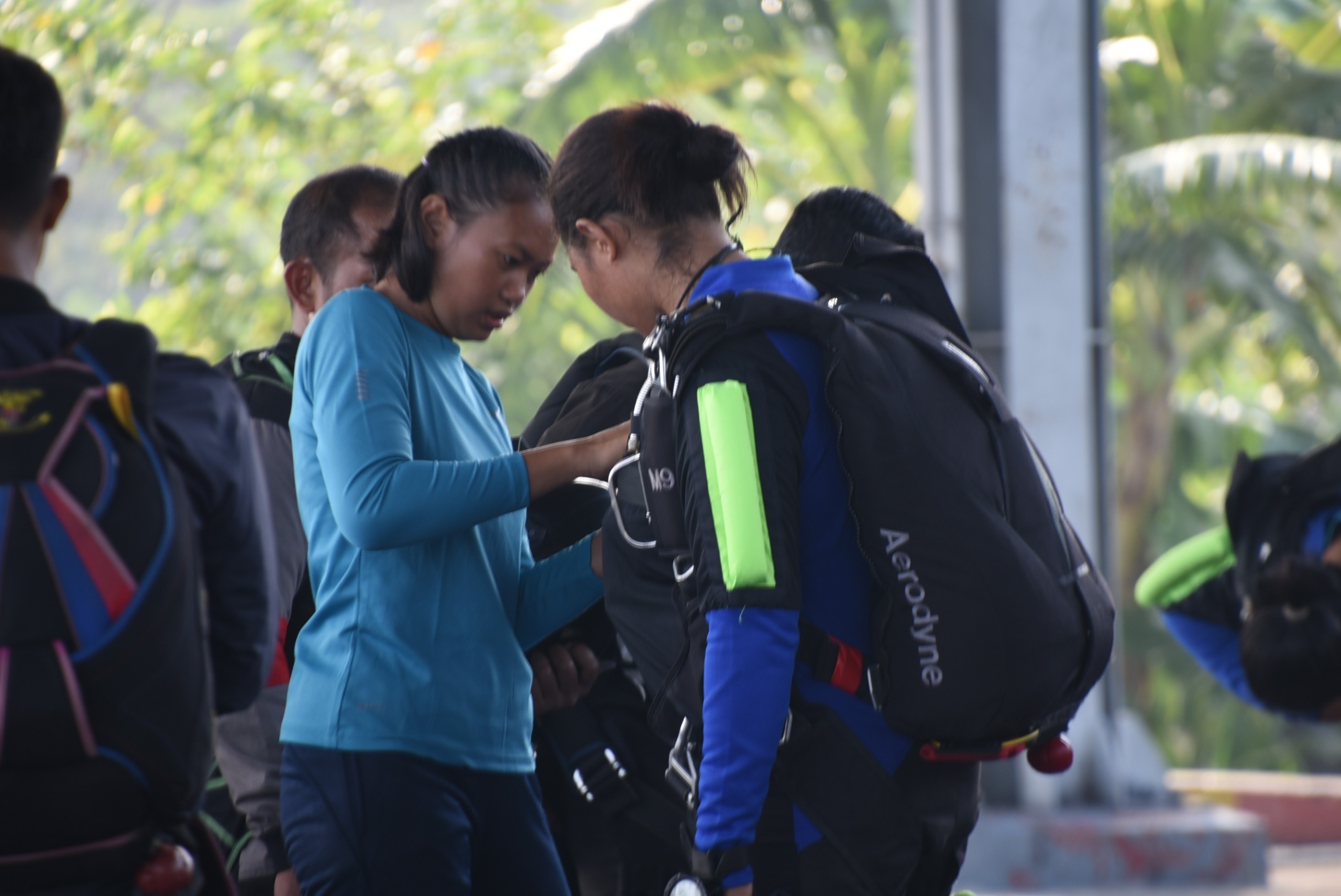 Foto : Berikan Dukungan Moril, Dankodikmar Tinjau Accelerated Free Fall Kowal 2024