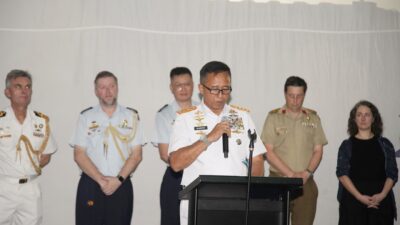 Foto : Dankodiklatal Hadiri Malam Resepsi Indo-Pasific Endeavour di HMAS Adelaide