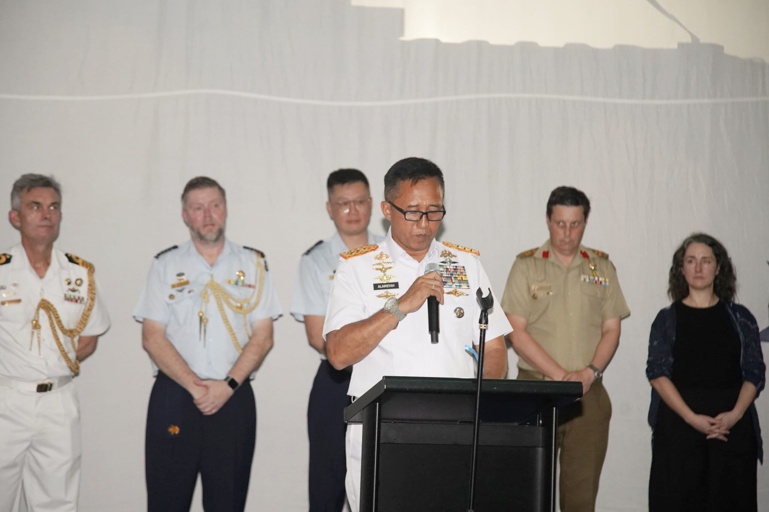 Foto : Dankodiklatal Hadiri Malam Resepsi Indo-Pasific Endeavour di HMAS Adelaide