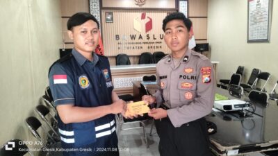 Foto : Polres Gresik Periksa Kesehatan Petugas Pengamanan KPU dan Bawaslu