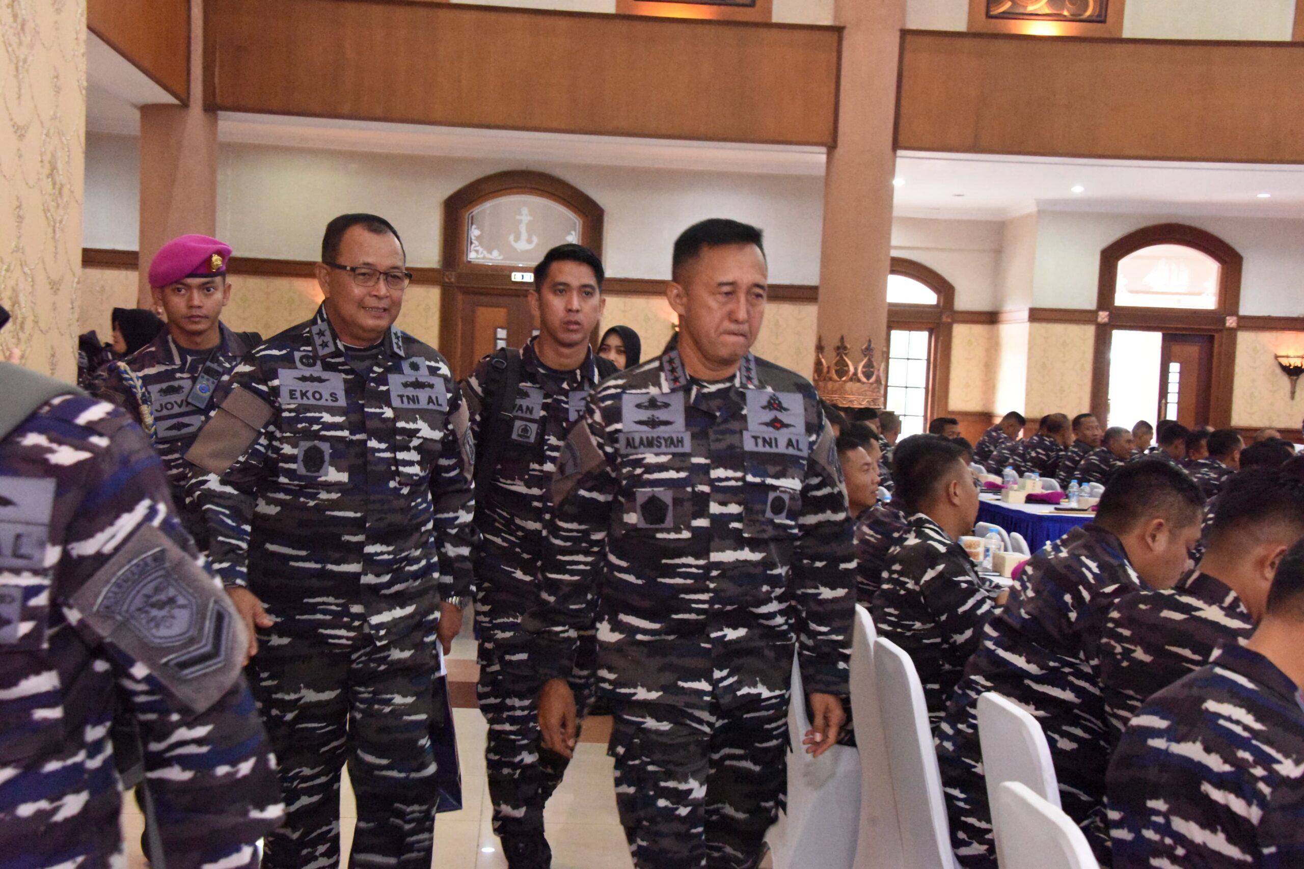 Foto : Samakan Visi Kebijakan Pimpinan TNI AL, Dankodiklatal Hadiri AKS TNI AL Tahun 2024