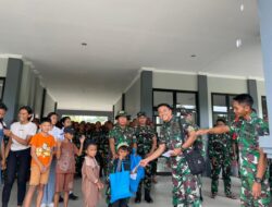 Satdik – 4 Kodiklatal Laksanakan Doa Bersama dan Pemberian Santunan Kepada Anak Yatim Piatu