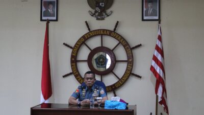 Foto ; Pusdikhidros Kodikopsla Kodiklatal Sambut Kunjungan Kerja Inspektur Kodiklatal