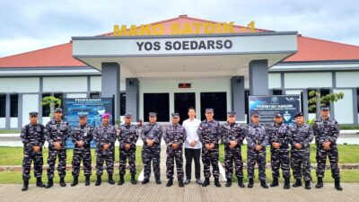 Foto ; Kadisfaslanal Tinjau Kualitas dan Standar Pembangunan di Satdik-1 Kodiklatal