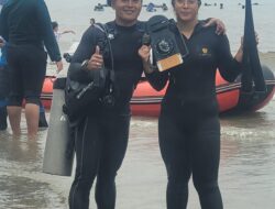 Dankodiklatal Bangga Prestasi Ayah Dan Anak Juara Selam Laut Gubernur Jatim Cup