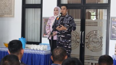 Foto : Diakhir Masa Jabatannya, Dansatdik - 2 Makassar Laksanakan Exit Briefing