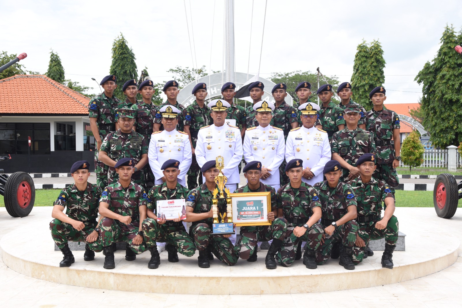 Foto ; Dankodiklatal Apresiasi Siswa Kodikopsla Raih Juara I Lomba Gerak Jalan Mojosura
