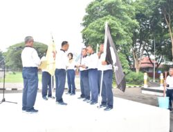 Wadan Kodiklatal Ajak Personel Jaga Kebersihan Gedung Kodiklatal Yang Heritage