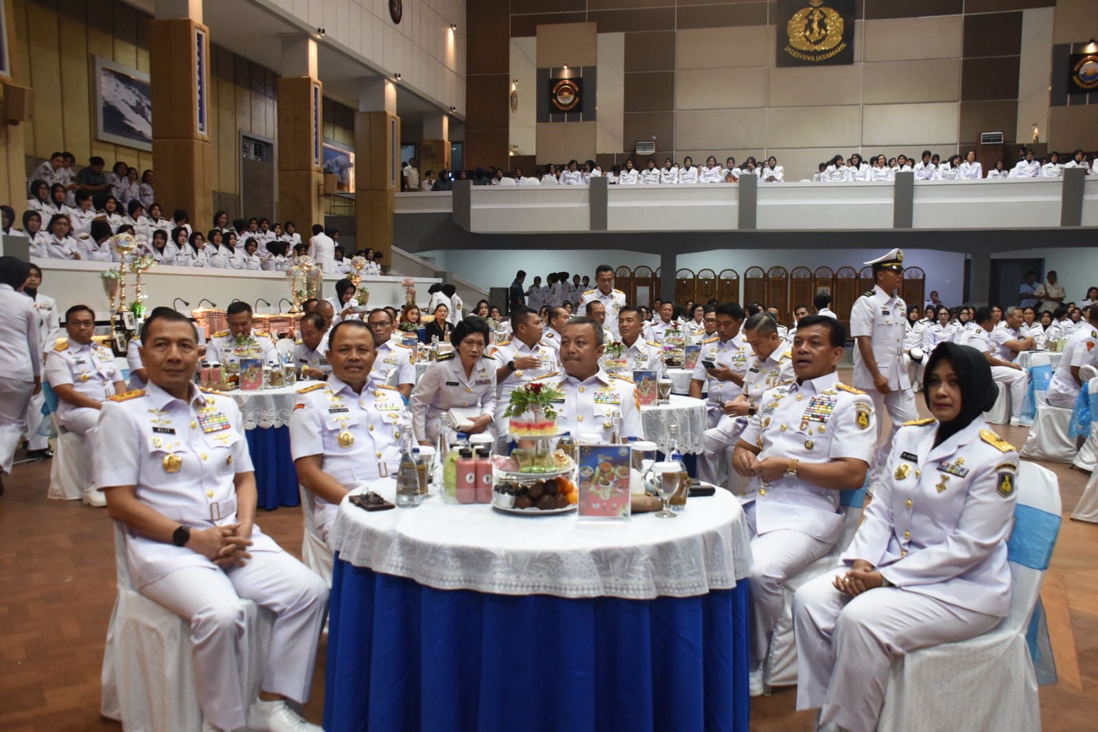 Foto ; Wadan Kodiklatal Hadiri Tasyakuran HUT Ke-62 Korps Wanita Angkatan Laut