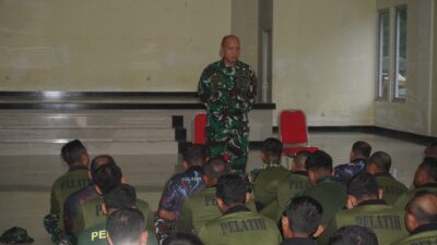 Foto ; Wadan Puslatdiksarmil Tekankan Faktor Keamanan dan Kedisiplinan dalam Latihan di Tengah Kondisi Cuaca Ekstrem