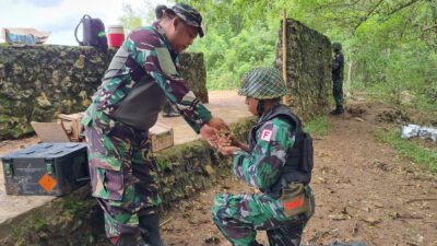 Foto : Dirdik Kodiklatal Bangga Saksikan Semangat Siswa Dikmata 44/2 TA. 2024 Laksanakan Lattek Berganda